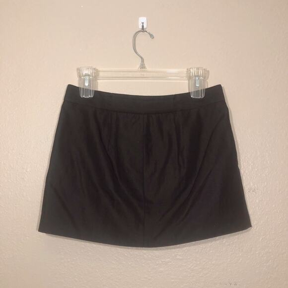 Theysken's Theory Shari Black Mini Skirt Office Work Career Size 0 - Picture 5 of 8